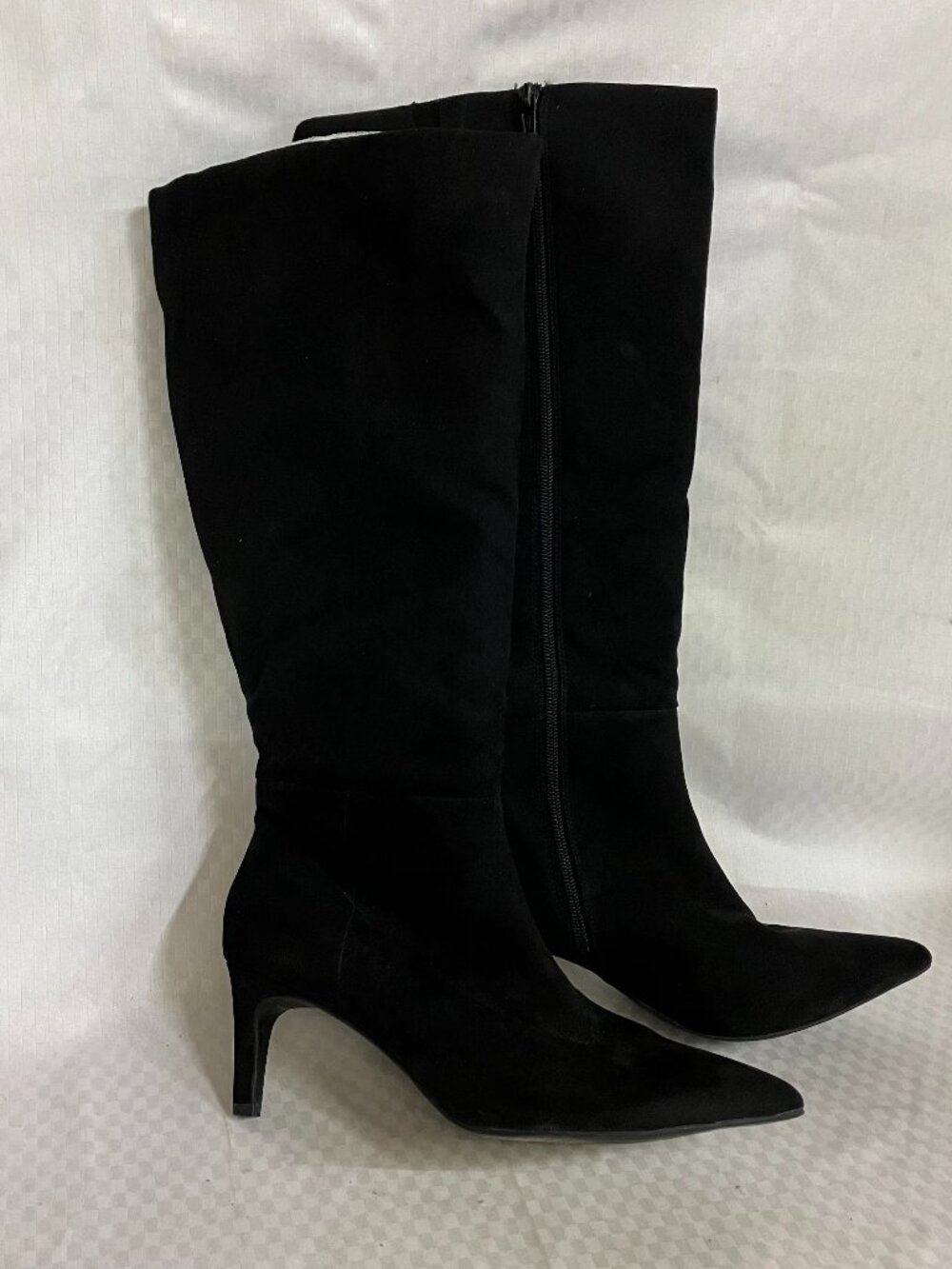 A New Day Target Tall Boots Women's Boots Size 12 Black Pointed Toe Zip Heel